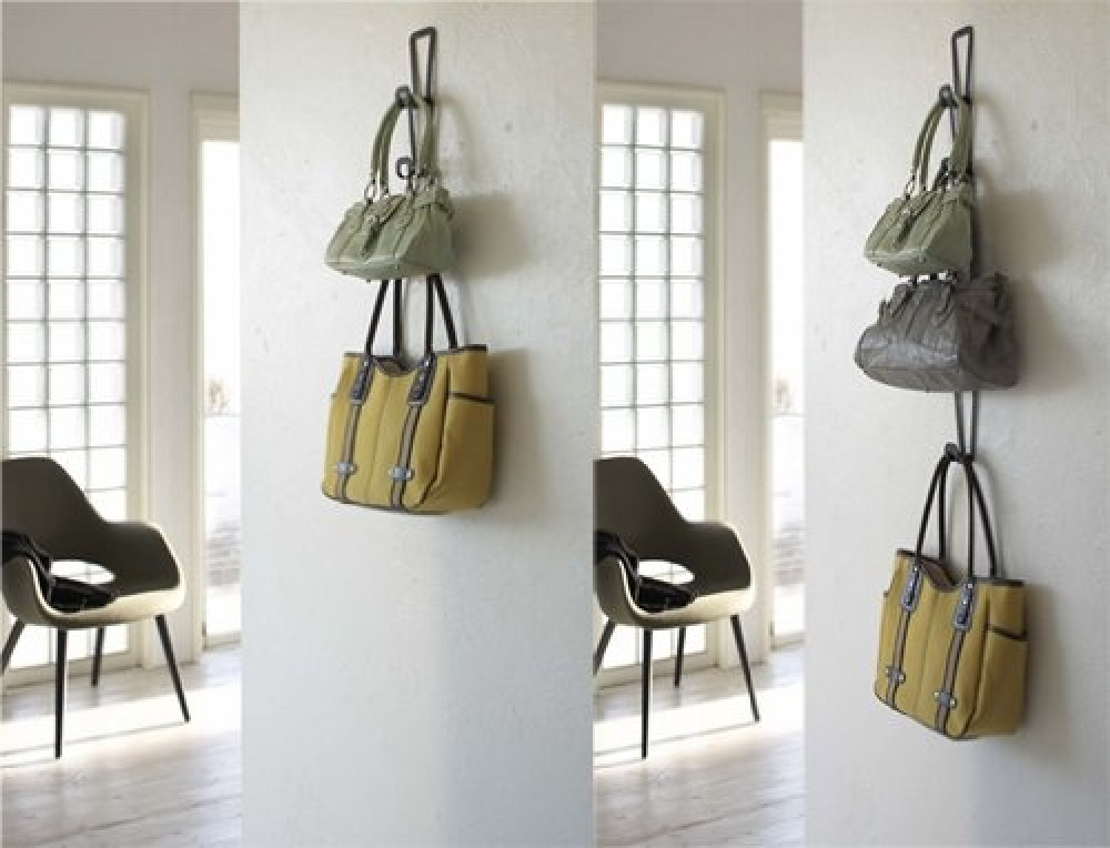 Hanging storage for bags, JOINT BAG HANGER CHAIN, Yamazaki, Black in the group Storage / Wardrobe storage / Bag storage at SmartaSaker.se (41265)