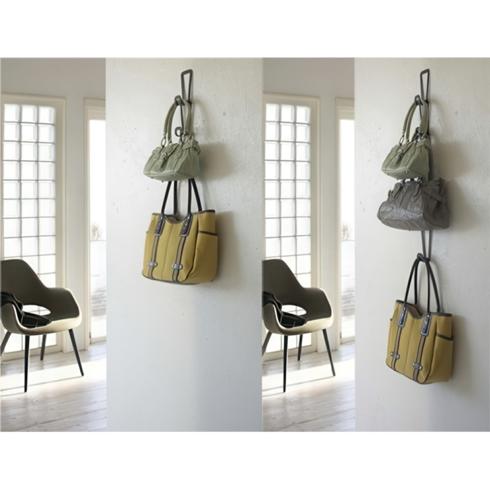 Hanging storage for bags, JOINT BAG HANGER CHAIN, Yamazaki, Black in the group Storage / Wardrobe storage / Bag storage at SmartaSaker.se (41265)