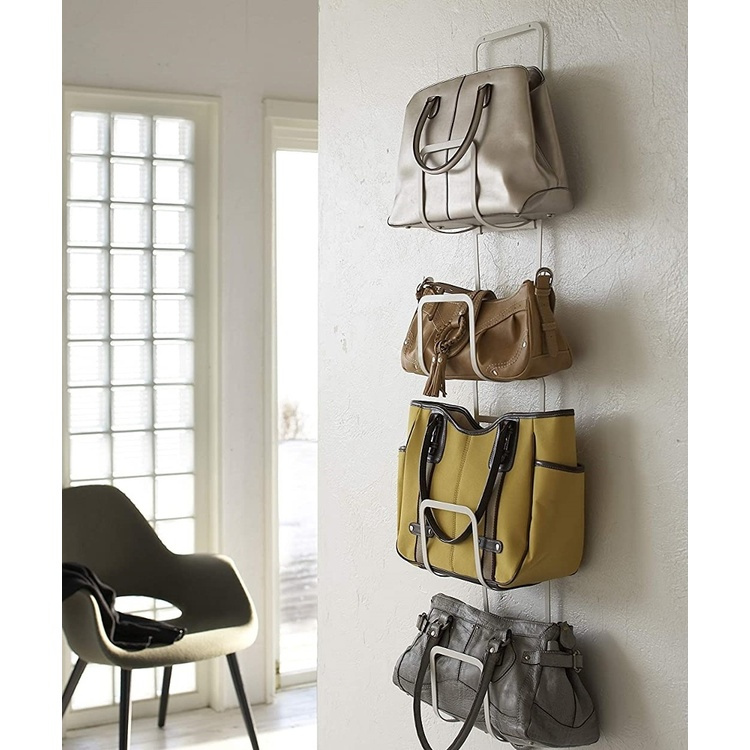 Hanging storage for bags, JOINT LARGE BAG HANGER CHAIN, Yamazaki, White in the group Storage / Wardrobe storage / Bag storage at SmartaSaker.se (41266)
