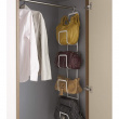 Hanging storage for bags, JOINT LARGE BAG HANGER CHAIN, Yamazaki, White Hanging storage for bags, JOINT LARGE BAG HANGER CHAIN, Yamazaki, White
