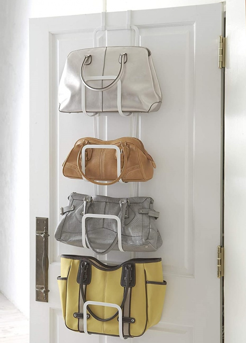Hanging storage for bags, JOINT LARGE BAG HANGER CHAIN, Yamazaki, White in the group Storage / Wardrobe storage / Bag storage at SmartaSaker.se (41266)