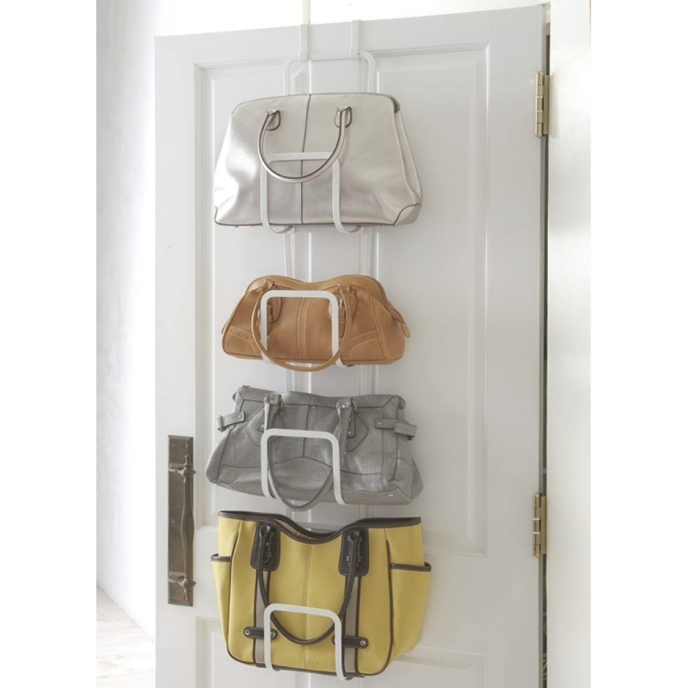 Hanging storage for bags, JOINT LARGE BAG HANGER CHAIN, Yamazaki, White in the group Storage / Wardrobe storage / Bag storage at SmartaSaker.se (41266)
