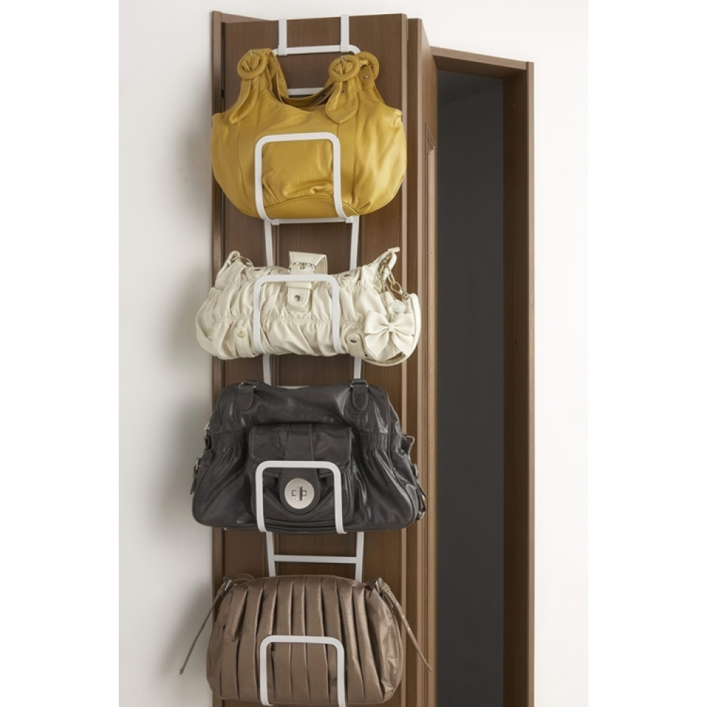 Hanging storage for bags, JOINT LARGE BAG HANGER CHAIN, Yamazaki, White in the group Storage / Wardrobe storage / Bag storage at SmartaSaker.se (41266)