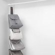 Hanging storage for bags, PREMIUM COLGADOR DE BOLSOS, 7,5 x H 95 cm, Grey Hanging storage for bags, PREMIUM COLGADOR DE BOLSOS, 7,5 x H 95 cm, Grey