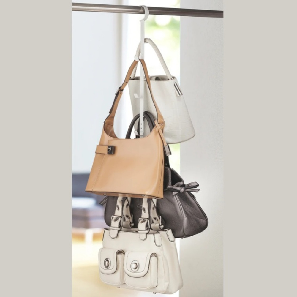 Hanging storage for bags, SMART CLOSET HANGER, Yamazaki in the group Storage / Wardrobe storage / Shoe storage at SmartaSaker.se (41268)