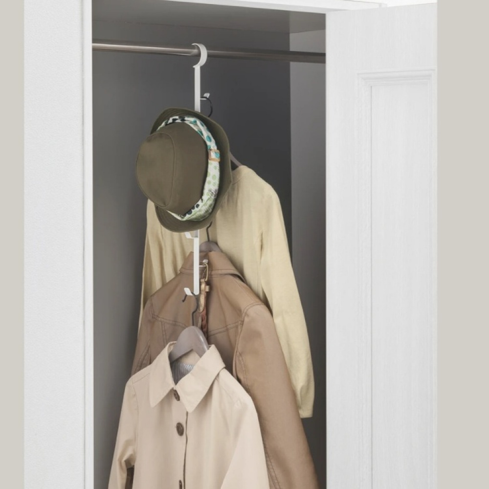 Hanging storage for bags, SMART CLOSET HANGER, Yamazaki in the group Storage / Wardrobe storage / Shoe storage at SmartaSaker.se (41268)