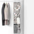 Hanging storage for shoes and bags, PREMIUM COLGDOR PARA ZAPATOS, 30 x 30 x H 142,5 cm, Light Grey  Hanging storage for shoes and bags, PREMIUM COLGDOR PARA ZAPATOS, 30 x 30 x H 142,5 cm, Light Grey