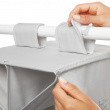 Hanging storage for shoes and bags, PREMIUM COLGDOR PARA ZAPATOS, 30 x 30 x H 142,5 cm, Light Grey  Hanging storage for shoes and bags, PREMIUM COLGDOR PARA ZAPATOS, 30 x 30 x H 142,5 cm, Light Grey