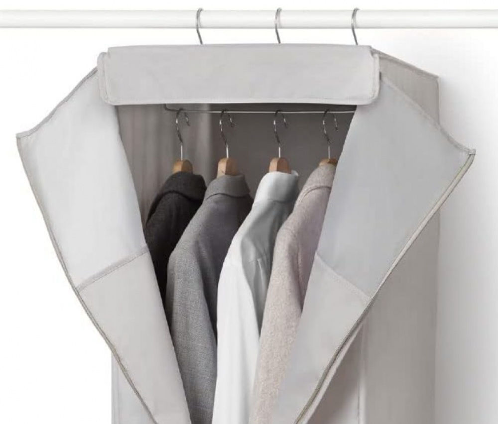 Hanging Wardrobe, PREMIUM COLGANTE, 50 x 40 x H 125 cm, Light Grey in the group Storage / Wardrobe storage at SmartaSaker.se (41278)
