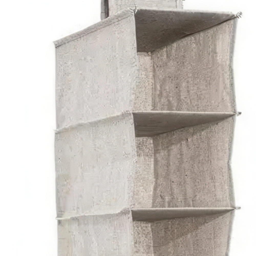 Hanging wardrobe, 10-section, ORGA SHOE ORGANISER, 15 x 30 x H 120 cm, Beige-grey in the group Storage / Wardrobe storage / Hangers and hooks at SmartaSaker.se (41279)