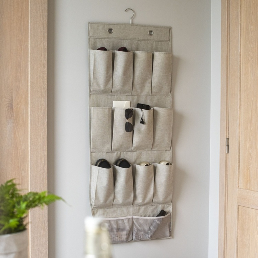 Hanging Storage, 14 compartments, BIGSO POCKET ORGANIZER, 52 x H 124 cm in the group Storage / Wardrobe storage / Shoe storage at SmartaSaker.se (41286)