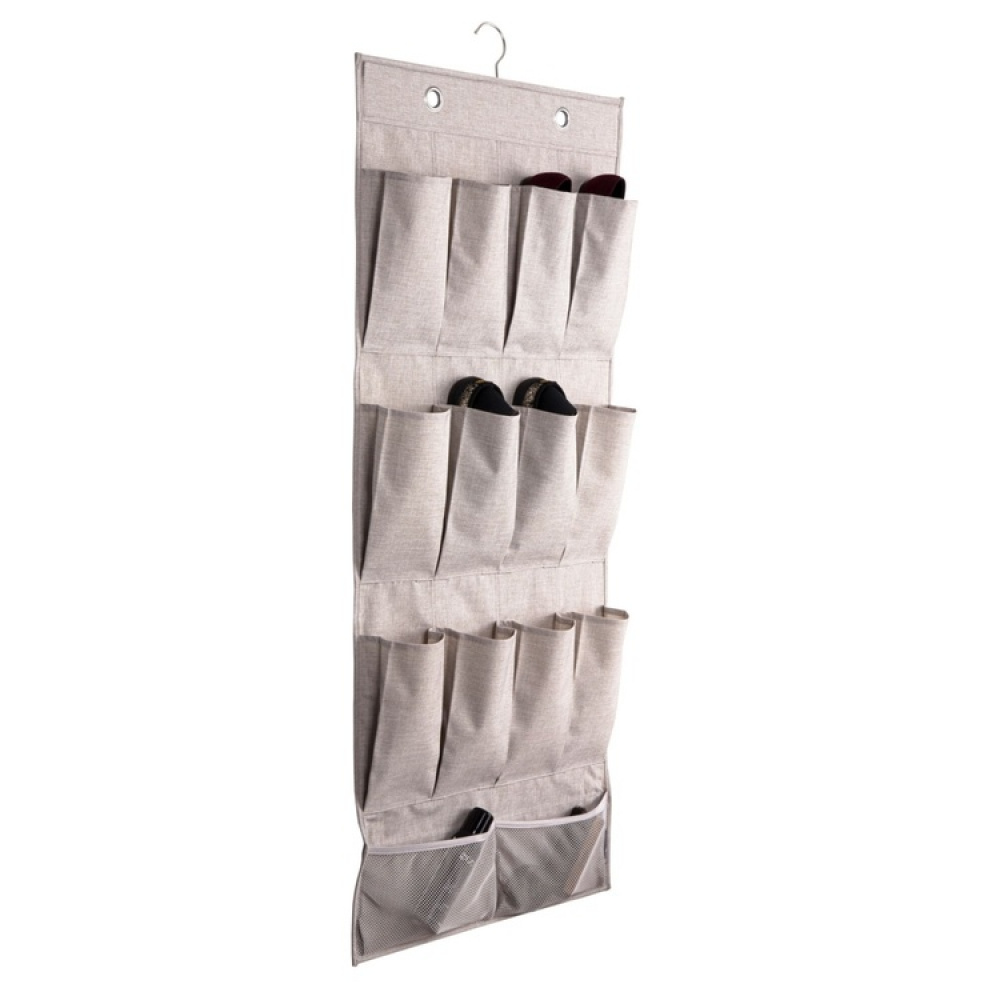 Hanging Storage, 14 compartments, BIGSO POCKET ORGANIZER, 52 x H 124 cm in the group Storage / Wardrobe storage / Shoe storage at SmartaSaker.se (41286)