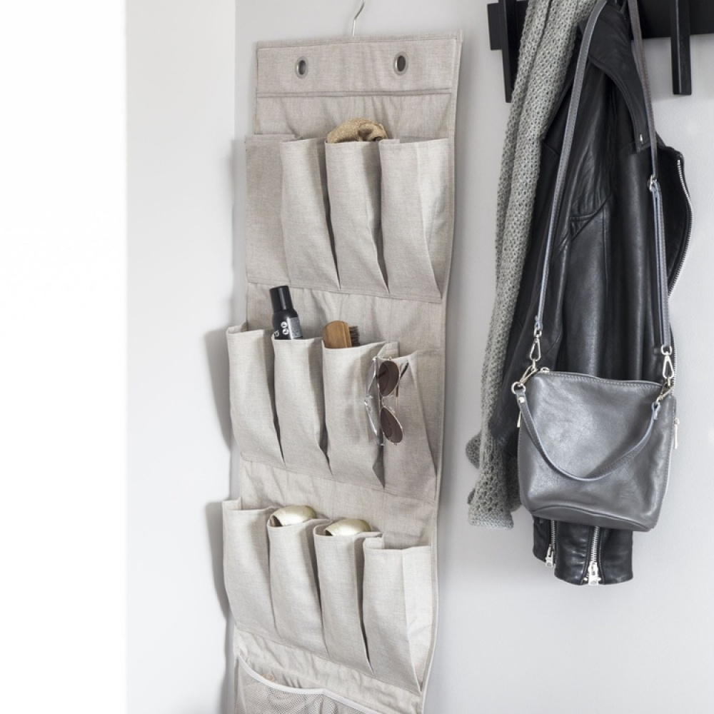 Hanging Storage, 14 compartments, BIGSO POCKET ORGANIZER, 52 x H 124 cm in the group Storage / Wardrobe storage / Shoe storage at SmartaSaker.se (41286)