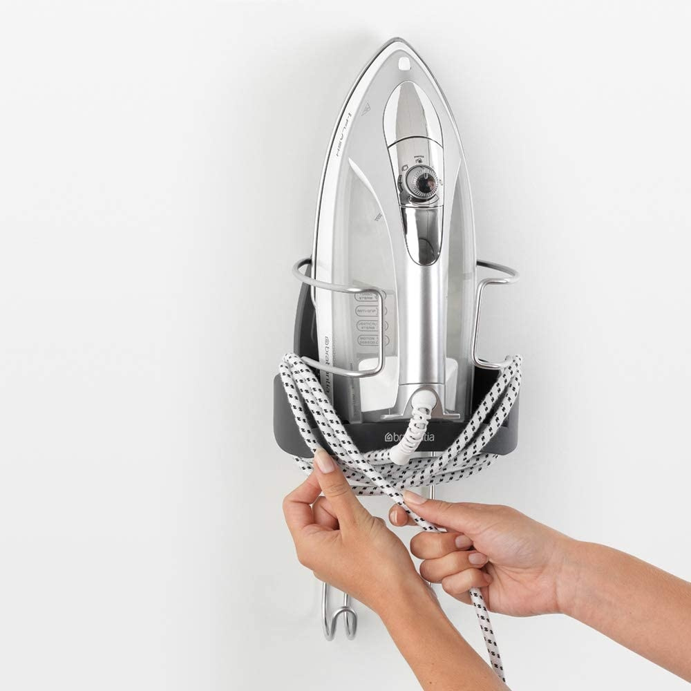 Hanger for Ironing board and iron, BRABANTIA IRON STORE, Dark Grey in the group Storage / Laundry and care / Ironing accessories at SmartaSaker.se (41289)