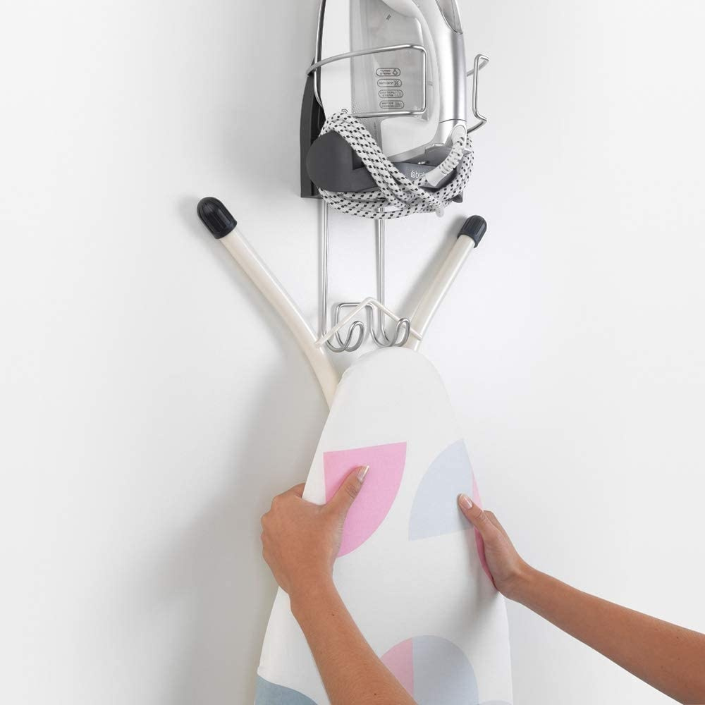Hanger for Ironing board and iron, BRABANTIA IRON STORE, Dark Grey in the group Storage / Laundry and care / Ironing accessories at SmartaSaker.se (41289)