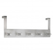 Hanger for Wardrobe door, ALBERT, 5 hooks, Stainless steel Hanger for Wardrobe door, ALBERT, 5 hooks, Stainless steel