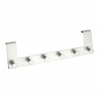Hanger for door, CELANO, 2 cm, 6 hooks, Stainless steel Hanger for door, CELANO, 2 cm, 6 hooks, Stainless steel
