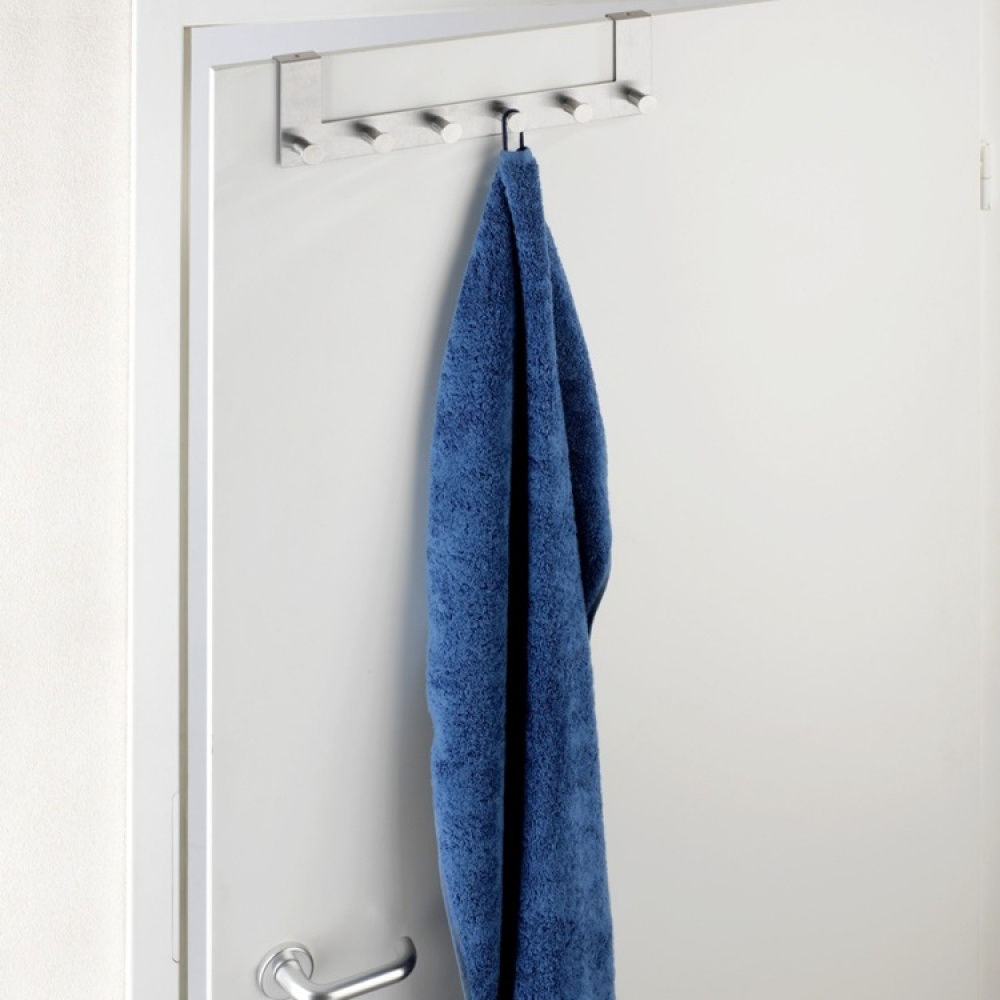 Hanger for door, CELANO, 2 cm, 6 hooks, Stainless steel in the group Storage / Bedroom storage / Over door hooks at SmartaSaker.se (41292)