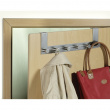 Hanger for door, CELANO, 2 cm, 6 hooks, Stainless steel Hanger for door, CELANO, 2 cm, 6 hooks, Stainless steel