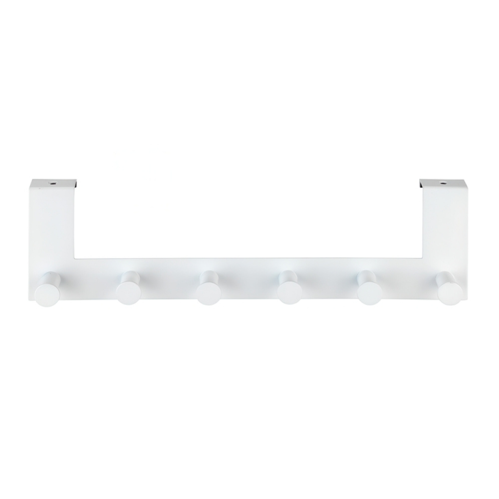 Hanger for thin door, 6 hooks, CELANO, 2 cm, Metal in the group Storage / Bedroom storage / Over door hooks at SmartaSaker.se (41293)