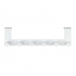 Hanger for thin door, 6 hooks, CELANO, 2 cm, Metal