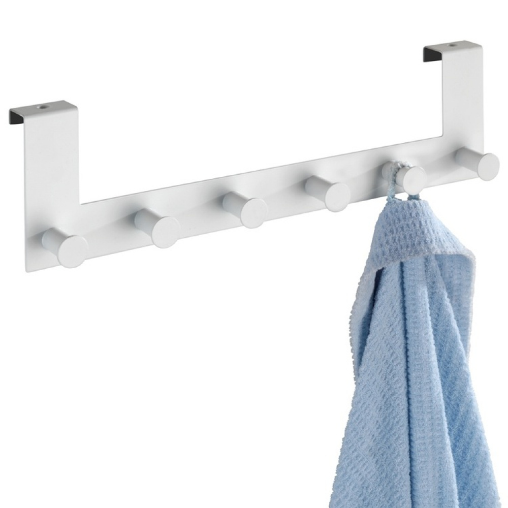 Hanger for thin door, 6 hooks, CELANO, 2 cm, Metal in the group Storage / Bedroom storage / Over door hooks at SmartaSaker.se (41293)