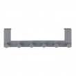 Hanger for door, CELANO, 2 cm, 6 hooks, Metal, Grey Hanger for door, CELANO, 2 cm, 6 hooks, Metal, Grey