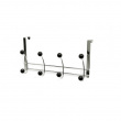 Hanger, over the door, BONNY, 4 krokar, Silver / Black Hanger, over the door, BONNY, 4 krokar, Silver / Black