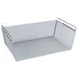 Under Shelf Storage Rack, Large, REGALEINHÄNGEKORB, 49 x 28 x H 18 cm, Silver-Grey Under Shelf Storage Rack, Large, REGALEINHÄNGEKORB, 49 x 28 x H 18 cm, Silver-Grey
