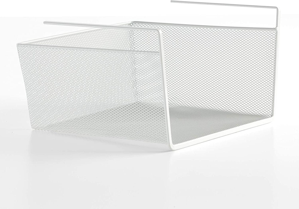 Hanging basket / extra shelf, CESTA COLGANTE MESH, 30 x 25 x H 15 cm, White in the group Storage / Kitchen storage / Kitchen cabinet organizers / Under shelf storage at SmartaSaker.se (41311)