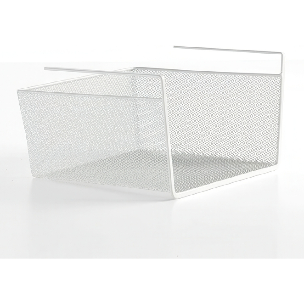 Hanging basket / extra shelf, CESTA COLGANTE MESH, 30 x 25 x H 15 cm, White in the group Storage / Kitchen storage / Kitchen cabinet organizers / Under shelf storage at SmartaSaker.se (41311)
