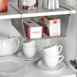 Under Shelf Storage Rack, REGALEINHÄNGEKORB, 27,5 x 28 x H 15 cm, Silver Under Shelf Storage Rack, REGALEINHÄNGEKORB, 27,5 x 28 x H 15 cm, Silver