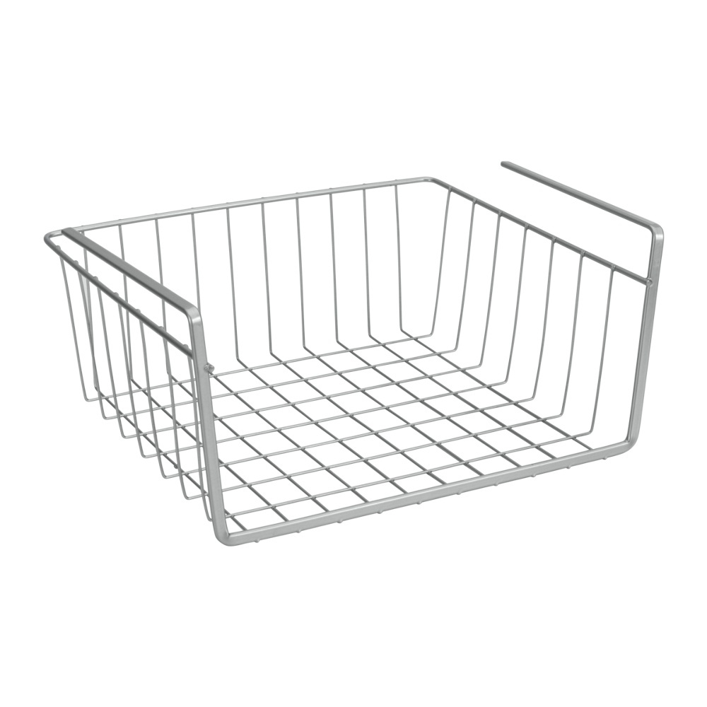 Hanging basket, KANGURO, 30 x 26 x H 14 cm, Silver in the group Storage / Kitchen storage / Kitchen cabinet organizers / Under shelf storage at SmartaSaker.se (41319)