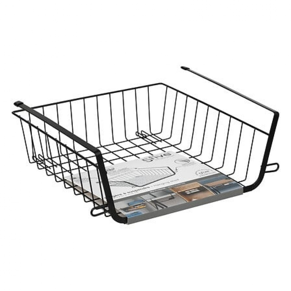 Hanging basket, Stackable, ÉTAGÈRE À SUSPENDRE, 31,5 x 31 x H 12 cm, Black in the group Storage / Kitchen storage / Kitchen cabinet organizers / Under shelf storage at SmartaSaker.se (41322)