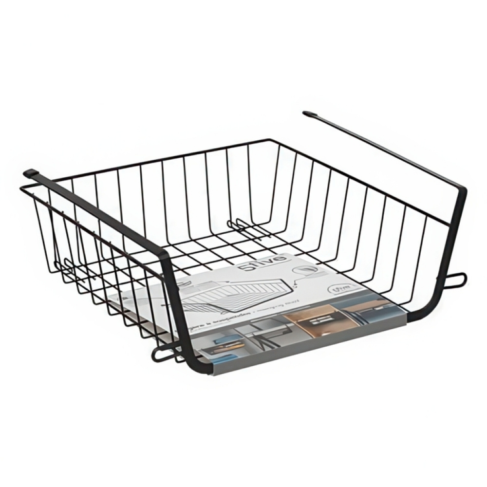 Hanging basket, Stackable, ÉTAGÈRE À SUSPENDRE, 31,5 x 31 x H 12 cm, Black in the group Storage / Kitchen storage / Kitchen cabinet organizers / Under shelf storage at SmartaSaker.se (41322)