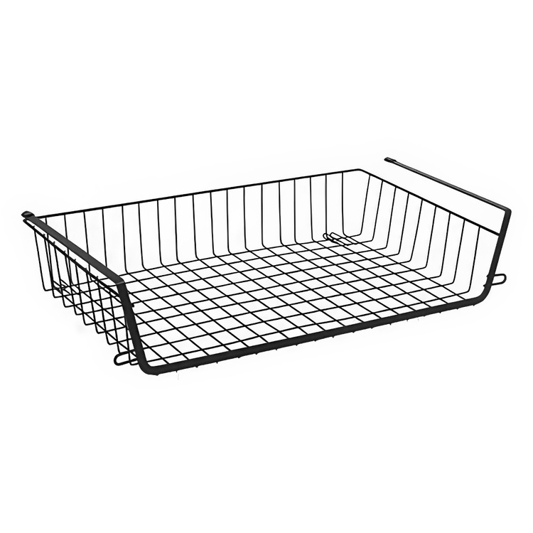 Hanging basket, Stackable, Large, ÉTAGÈRE À SUSPENDRE, 51,5 x 30 x H 11,5 cm, Black in the group Storage / Kitchen storage / Kitchen cabinet organizers / Under shelf storage at SmartaSaker.se (41323)