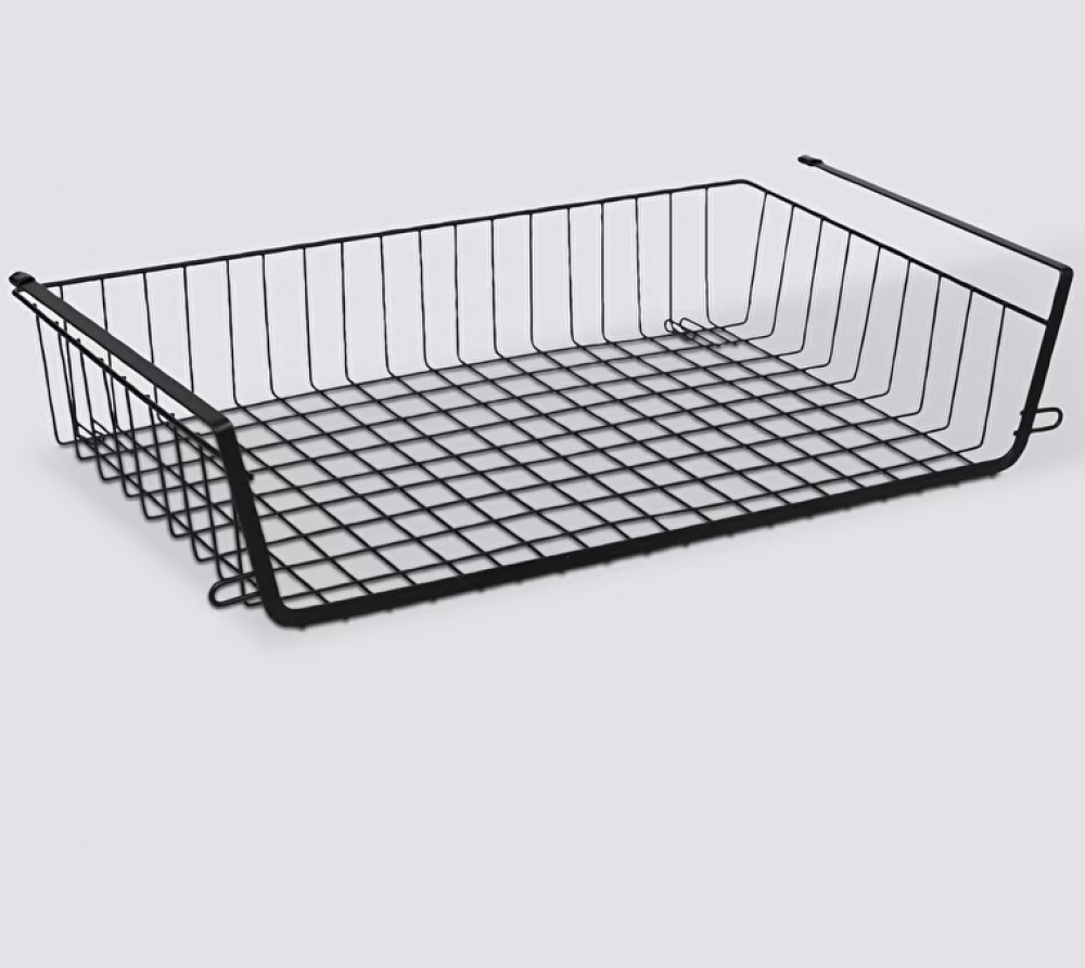 Hanging basket, Stackable, Large, ÉTAGÈRE À SUSPENDRE, 51,5 x 30 x H 11,5 cm, Black in the group Storage / Kitchen storage / Kitchen cabinet organizers / Under shelf storage at SmartaSaker.se (41323)