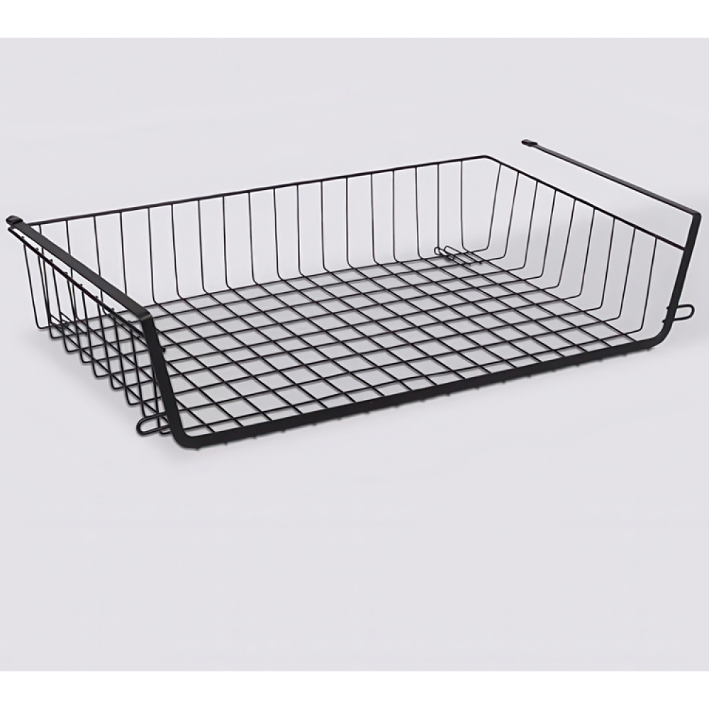 Hanging basket, Stackable, Large, ÉTAGÈRE À SUSPENDRE, 51,5 x 30 x H 11,5 cm, Black in the group Storage / Kitchen storage / Kitchen cabinet organizers / Under shelf storage at SmartaSaker.se (41323)