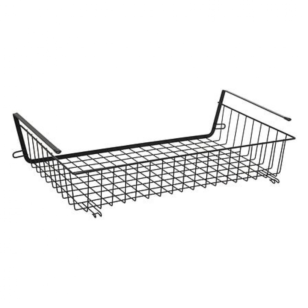 Hanging basket, Stackable, Large, ÉTAGÈRE À SUSPENDRE, 51,5 x 30 x H 11,5 cm, Black in the group Storage / Kitchen storage / Kitchen cabinet organizers / Under shelf storage at SmartaSaker.se (41323)