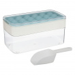 Ice tray with Box and Scoop, ICE CUBE BOX, Transparent / Blue Ice tray with Box and Scoop, ICE CUBE BOX, Transparent / Blue
