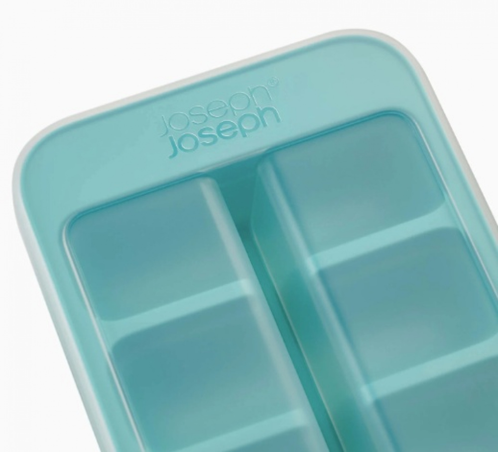 Stackable ice tray with lid, 14 cubes, FLOW EASY-FILL, Joseph Joseph, Turquoise in the group Storage / Kitchen storage at SmartaSaker.se (41331)