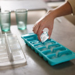 Stackable ice tray with lid, 14 cubes, FLOW EASY-FILL, Joseph Joseph, Turquoise Stackable ice tray with lid, 14 cubes, FLOW EASY-FILL, Joseph Joseph, Turquoise