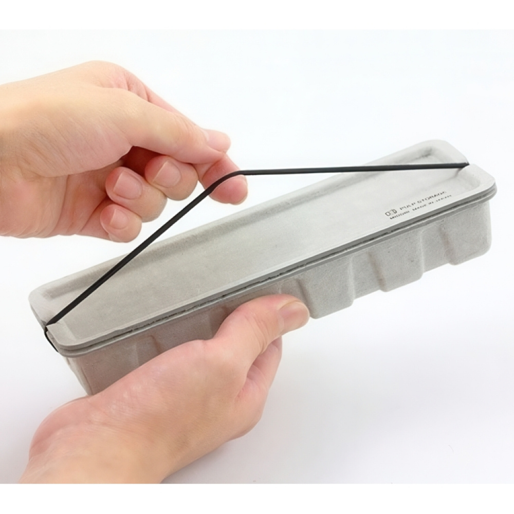 Pen Box made of waste paper, MIDORI PULP STORAGE in the group Storage / Storage boxes / Mini organizers / Boxes at SmartaSaker.se (41333)