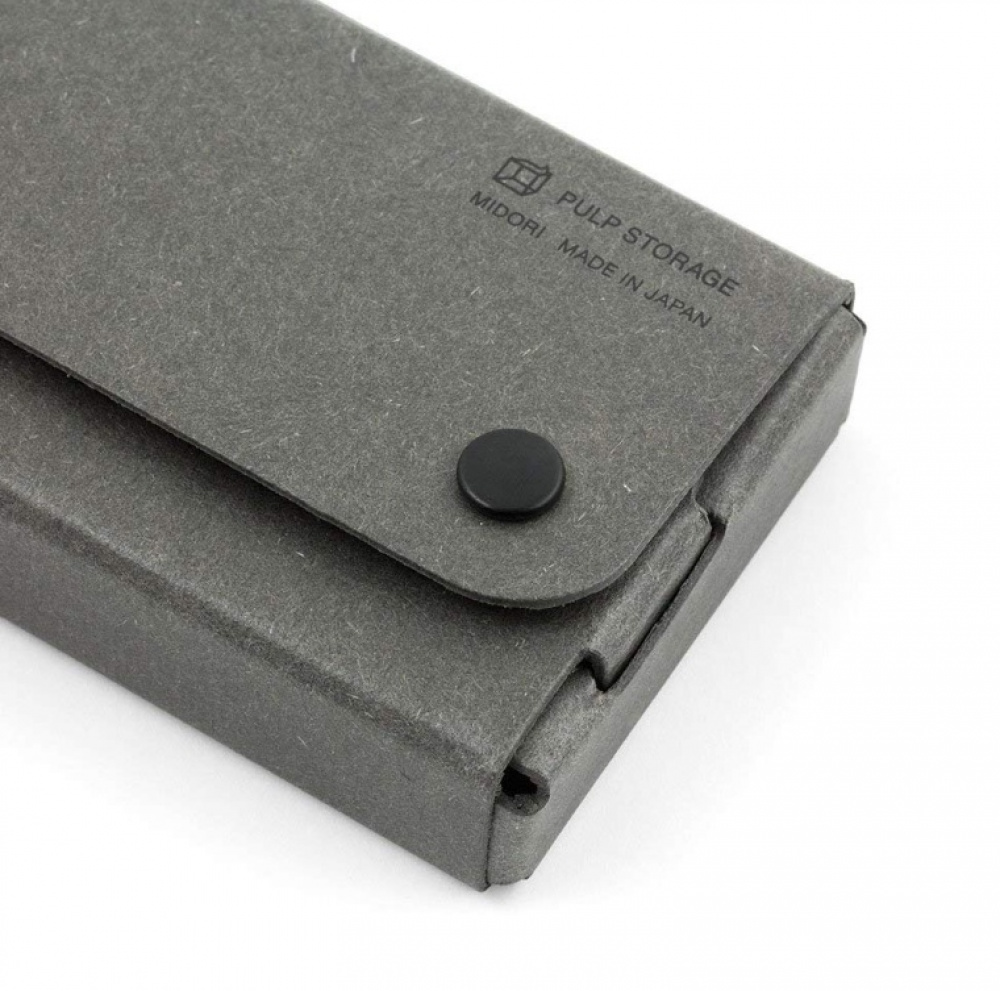 Pen case, MIDORI PULP PASCO, Grey in the group Storage / Storage boxes / Mini organizers / Boxes at SmartaSaker.se (41334)