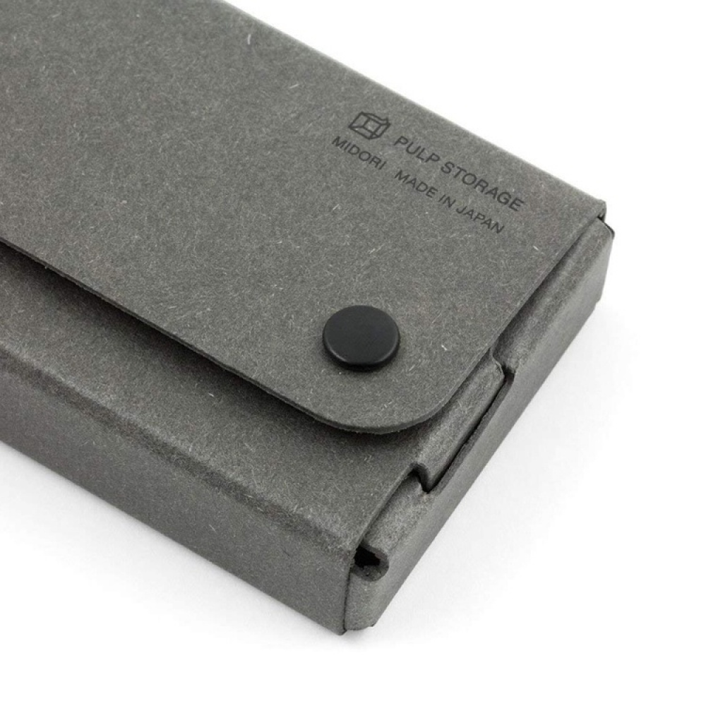 Pen case, MIDORI PULP PASCO, Grey in the group Storage / Storage boxes / Mini organizers at SmartaSaker.se (41334)