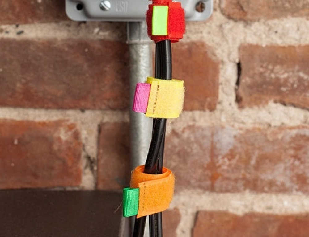 Cable ties for labeling and order, CABLE TIES, 8 pcs, Kikkerland, Multicolour in the group Storage / Office supplies at SmartaSaker.se (41335)