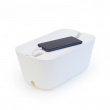 Cable organizer, BOSIGN, Medium, 30 x 18 x H 13,5 cm, White Cable organizer, BOSIGN, Medium, 30 x 18 x H 13,5 cm, White