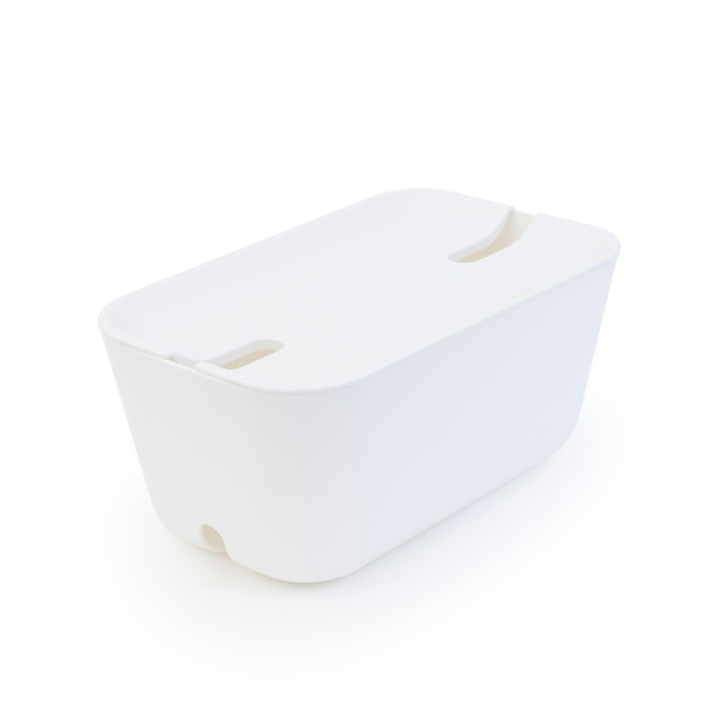 Cable organizer, BOSIGN, Medium, 30 x 18 x H 13,5 cm, White in the group Storage / Office supplies at SmartaSaker.se (41339)