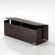 Cable organizer, WEB CABLE BOX, 40 x 15,5 x H 14,5 cm, Yamazaki, Dark Brown Cable organizer, WEB CABLE BOX, 40 x 15,5 x H 14,5 cm, Yamazaki, Dark Brown