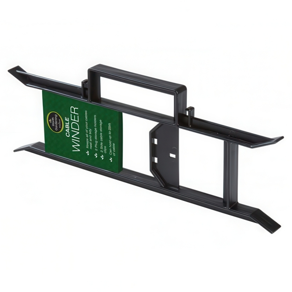 Cable Winder, GARLAND, 36 x 2 x H 12.5 cm, Black in the group Storage / Storage room and garage at SmartaSaker.se (41344)